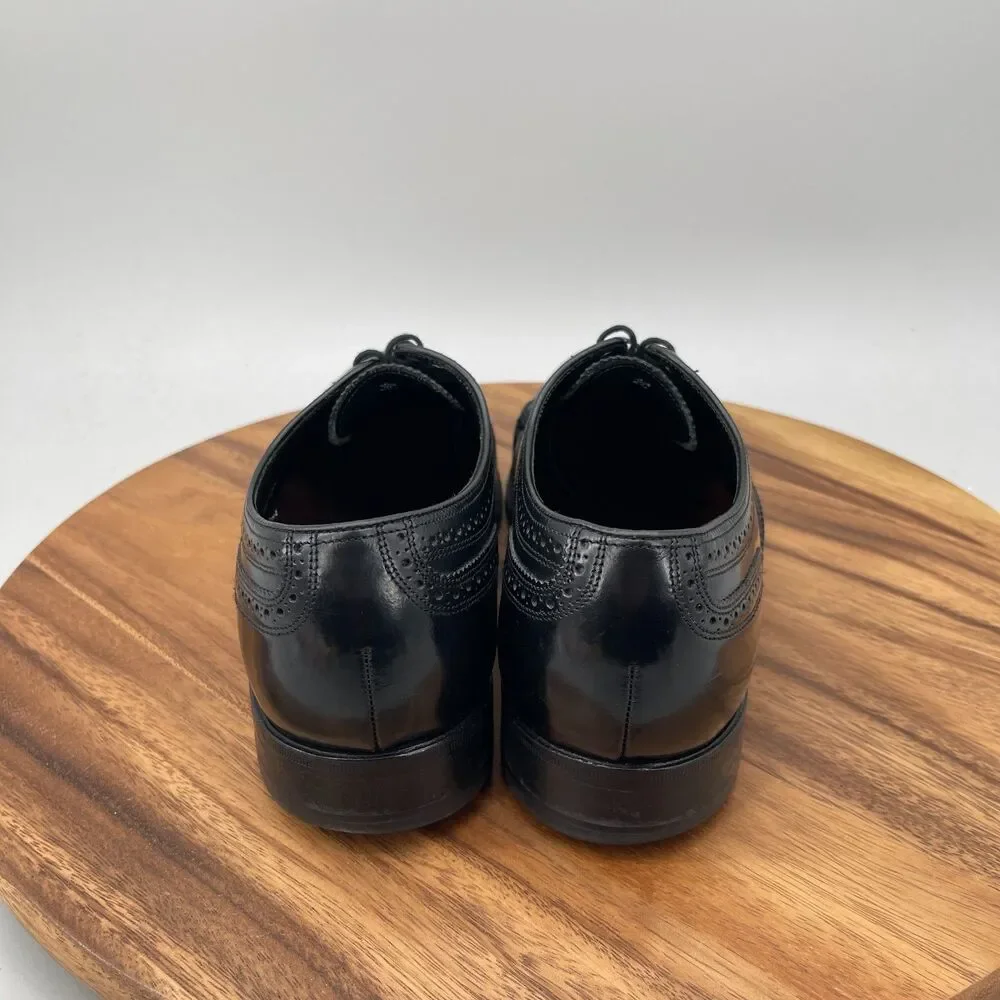 Florsheim Imperial Oxfords Mens Size 11.5 D Black Leather Wingtip Dress Shoes